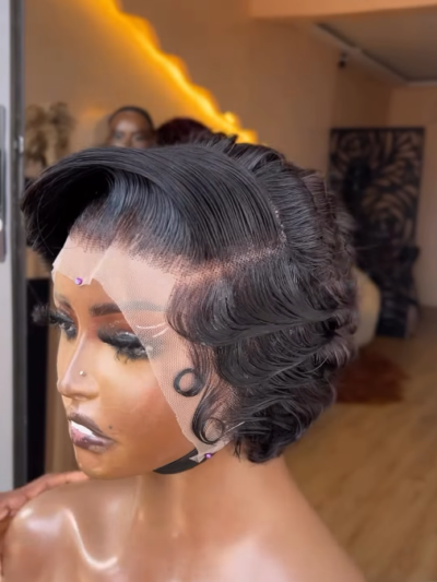 Frontal Pixie Cut Unit (Human Hair)