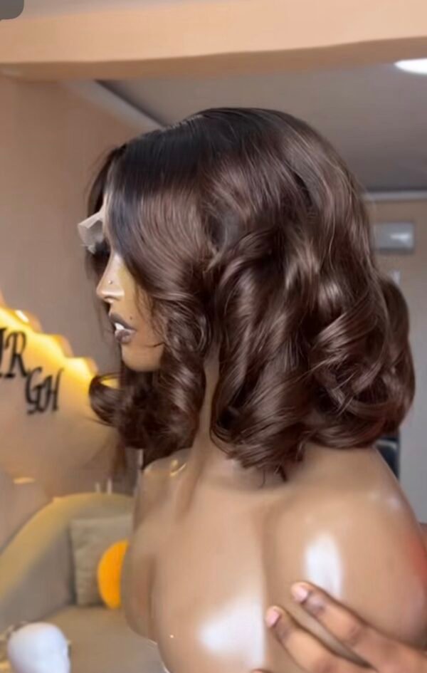 10” Ombre Brown Loose Wave Unit (DD) - Image 3